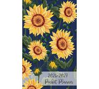 2026-2027 Pocket Planner: Two-Year Small Organizer with 24-Month Schedule from January 2026 to December 2027 with Password Pages Featuring Federal Holidays and Sunflower Garden Cover for Purse or Bag