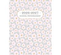 2026-2027 School Psychologist Academic Planner: +20 Student Profiles For Tracking Important Cases | Pretty Flowers Design