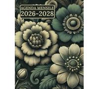 2026-2028 Agenda Mensile 3 Anni: 36 Mesi Pianificatore Appuntamenti da gennaio 26 a dicembre 28 formato A4