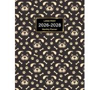 2026-2028 Large Print Monthly Planner: 3-Year Planning from Jan. 26 to Dec. 28 with Inspirational Quotes and Extra Note Pages, including Federal Holidays.