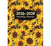 2026-2028 Monthly Planner: 3-Year From January 2026 To December 2028 ( Monday Start + Quotes )