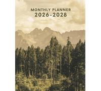 2026-2028 Monthly Planner: 3 Years January 2026 to December 2028 with 36 Months Appointment Book with Holidays.