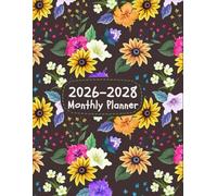 2026-2028 MONTHLY PLANNER: 36-Month Calendar Organizer From January 2026 to December 2028 with Vision Board & Holidays, Goals, and Notes | Colorful Seamless Floral