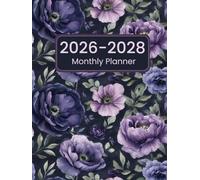 2026-2028 Monthly Planner: Three-Year Organizer for Goals, Tasks and Habits