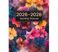 2026-2028 Monthly Planner: Three-Year Organizer for Goals, Tasks and Habits