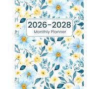 2026-2028 Monthly Planner: Three-Year Organizer for Goals, Tasks and Habits
