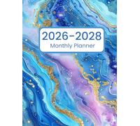 2026-2028 Monthly Planner: Three-Year Organizer for Goals, Tasks and Habits