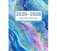 2026-2028 Monthly Planner: Three-Year Organizer for Goals, Tasks and Habits