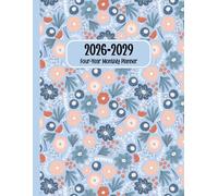 2026-2029 Four-Year Monthly Planner: All-in-One 48-Month Organizer with Yearly Goal Pages and Ample Space for Notes and Plans