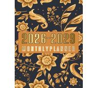 2026-2029 Monthly Planner: 4 Five year 26-29 calendar large print agenda with Holidays Schedule Organizer From January 2026 to 2029