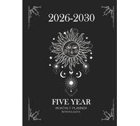 2026 -2030 Five year monthly planner: 5 Year Calendar Schedule Agenda and Organizer January 2026 to December 2030 with holidays astrology design