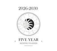 2026 -2030 Five year monthly planner: 5 Year Calendar Schedule Agenda and Organizer January 2026 to December 2030 with holidays astrology design
