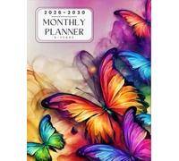 2026-2030 Five-Year Monthly Planner: 60 Months Planning and Organization from January 2026 to December 2030 Includes Federal Holidays & Inspiration Quotes | Rainbow Butterfly