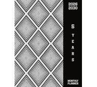 2026-2030 Five-Year Planner: 60-Month Agenda Calendar with Goals, To-Do Lists & USA Holidays (January 2026 Through December 2030) | Stay Productive ... Every Year. Large Size 8.5"x11", 161p.