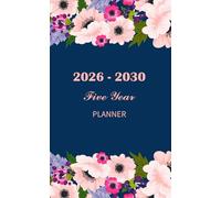 2026-2030 Five Year Planner: Monthly Pocket Schedule and Organizer, Personal Time Management Purse Notebook