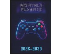 2026-2030 Monthly Planner: 5 Year Diary Two Pages Per Month From January 2026 To December 2030 for Personal & Professional Goals as a Gift- 165 pages