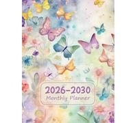 2026-2030 Monthly Planner: 5-Year From January 2026 To December 2030 ( Monday Start + Quotes )