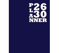 2026 2030 Monthly Planner Large Print: 5 Year Schedule Organizer From January 2026 To December 2030 | 8.5x11 | Blue Cover