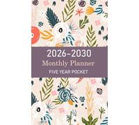 2026-2030 Monthly Pocket Planner: Five Year Schedule and Organizer, Personal Time Management Purse Notebook
