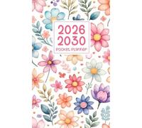 2026-2030 pocket planner: 5 Year from Jan 2026 - Dec 2030 with Inspirational Quotes and Phases of the moon