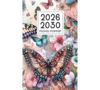 2026-2030 pocket planner: 5 Year from Jan 2026 - Dec 2030 with Inspirational Quotes and Phases of the moon
