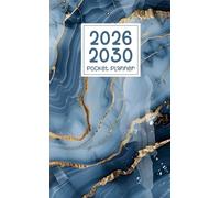 2026-2030 pocket planner: 5 Year from Jan 2026 - Dec 2030 with Inspirational Quotes and Phases of the moon