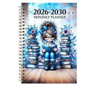 2026-2030 Spiral Binding Project Tracking Lay-flat Design, So It Lays Flat | Schedule Planner For Students Professionals Entrepreneurs Teachers Freelancers Consultants Home School Lay-flat Design, So