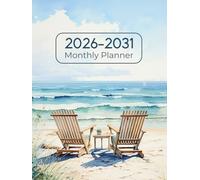 2026-2031 Monthly Planner: 6-Year From January 2026 To December 2031 ( Monday Start + Quotes )