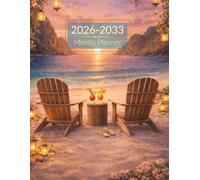 2026-2033 Monthly Planner: 8 Year Organizer for Goals, Tasks and Habits