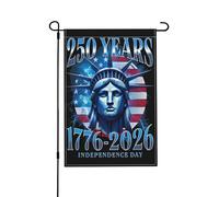 2026 250 Years Anniversary Patriotic 4Th July Celebration Bandiera All'Aperto Durevole Bandiera Da Cortile Decorative Bandiere Da Giardino Per Sport Soggiorno Balcone 30X45cm