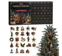 2026-2D Acrylic Ornaments | 24-Day Countdown Decor