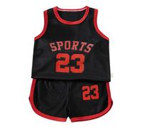 2026 3Pc Gioventù Pallacanestro Leggero Ragazzi Ragazze Moda Tank Top Track Pantaloncini Calzini Set, Nero , 8-9 Anni