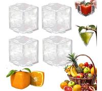 2026, 4 stampi per modellare frutta, creativi, in plastica trasparente, per coltivare frutti dalla forma unica, stampo per la coltivazione di frutta e verdura (4 pezzi)