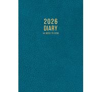 2026 A4 Week to View: A4 Planner Week to View Diary for 52 weeks, dated from Jan 2026 to Dec 2026, A4 Weekly Personal Organizer with Calendars, To-Do List and Notes | Blue Cover