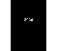 2026: A5 Tageskalender mit 1 Tag auf 1 Seite | Deutsche Feiertage | Terminkalender Jahresplaner | Tagesplaner Wochenkalender | Deutschland Buchkalender | Einfach Schwarz