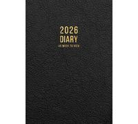 2026 A5 Week to View: A5 Planner Week to View Diary for 52 weeks, dated from Jan 2026 to Dec 2026, A5 Weekly Personal Organizer with Calendars, To-Do List and Notes | Black