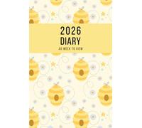 2026 A5 Week to View: A5 Planner Week to View Diary for 52 weeks, dated from Jan 2026 to Dec 2026, A5 Weekly Personal Organizer with Calendars, To-Do List and Notes | Honeycombs