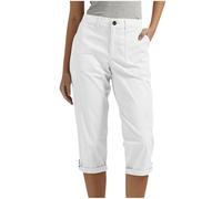 2026 - Abito estivo da donna con blindato di colore, abito a maniche corte con colletto a risvolto e dettagli bottoni, abito swing casual e comodo per le vacanze e la vita quotidiana Pantaloni bianchi
