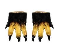 2026, accessorio di scena realistico per cosplay con uccelli, artigli di aquila fedeli ai dettagli, in lattice, complemento ideale per il design in costume, accessorio robusto per carnevale (nero, 22