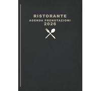 2026: agenda ristorante 2026 2 pagine per giorno | Fomato a4 | Libro di prenotazioni italiano