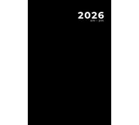 2026, am-pm: Diary / Daily Planner and Appointment Book, Classic Black