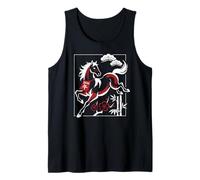 2026 Anno del Cavallo Arte Zodiacale Giapponese con Prugna di bambù Canotta