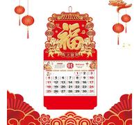 2026 Anno Del Cavallo Calendario Della Parete Cinese,Pianificatore Di Programma - Calendario Pianificatore Di Capodanno - Per Studenti Insegnanti Artisti Casa Soggiorno Camera Da Ufficio