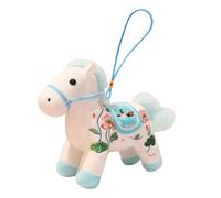 2026 Anno della mascotte del cavallo - Peluche | Portachiavi per Capodanno cinese, per bambini, adolescenti, adulti, amanti della cultura, studenti, ufficio, viaggiatori, auto, camion, zaini, valigie
