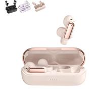 2026 - Auricolari Bluetooth aperti a clip, per pendolari quotidiani, palestra, ufficio, con suono Hi-Fi e batteria lunga, Bluetooth 5.4 (bianco)