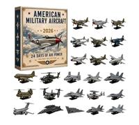 2026 Aviation Legends Advent Calendarr - miilitary Aircraft Models | Count Down to the Holidays with This 2026 Aviation Legends Calendar Featuring 24 miilitary Aircraft and Vintage Plane Models