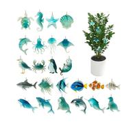 2026 Avvento Ornamenti Animali Marini Ornamento Acrilico 2D Con Creatura Da