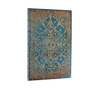 2026 Azure (Equinoxe) Maxi 18-month Vertical Softcover Flexi Dayplanner 2025-2026 (Elastic Band Closure): Kalendarz 18-miesięczny