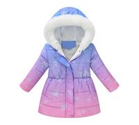 2026 Bambino Ragazzo Ragazza Cappotto Invernale Con Giacca Addensare Antivento Cerniera Capispalla Caldi, Colore: rosa., 9-10 Anni