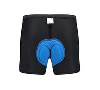 2026 Biancheria intima da ciclismo da uomo 3D Imbottita Antiurto MTB Pantaloni Da Ciclismo Sport Biancheria Intima Collant Pantaloncini, Blu, L